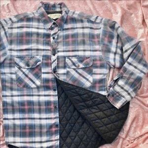 Vintage insulated flannel